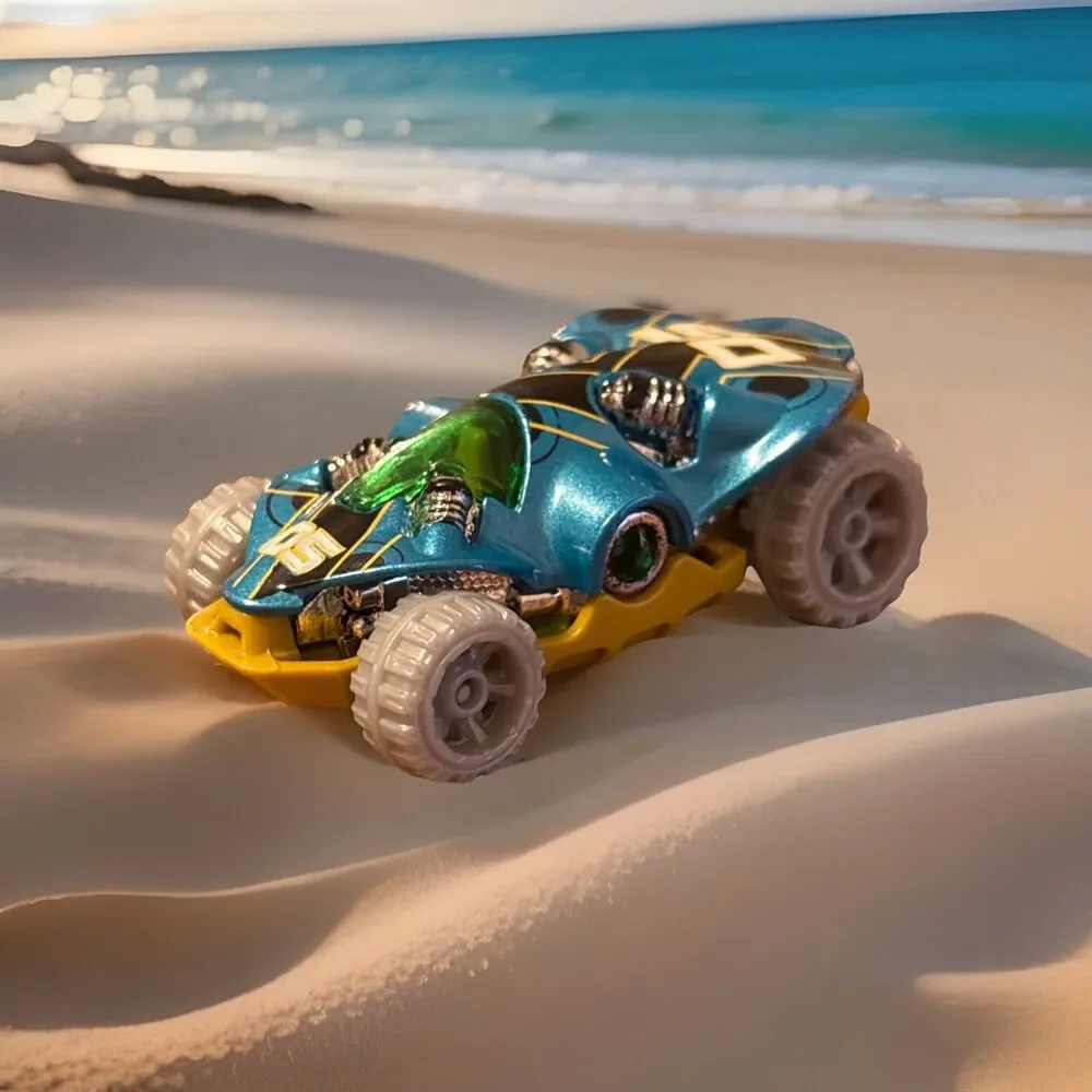 Hot Wheels Mattel 2008 Swamp Buggy J46 Blue Mustard Green Grey Collectors